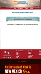 Mobile Screenshot of albuquerque.restaurantweeknm.com
